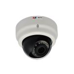 ACTi, E65A, ACTi E65A 3MP Indoor Dome Camera D/N IR Superior WDR Vari-focal Lens PoE IP dome camera,