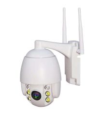 5.0MP 4G 2.5 inch mini PTZ control 4x zoom, no-glow IR LED waterproof outdoor real time video streaming CCTV camera