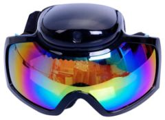 Ski goggles with built-in 5MP hidden spy camera