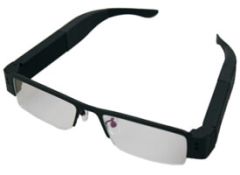 Plain glasses with 5MP hidden spy camera