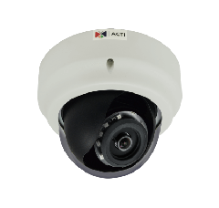 ACTi B53 3MP Indoor Dome with D/N Adaptive IR Superior WDR Fixed lens PoE, IP dome camera
