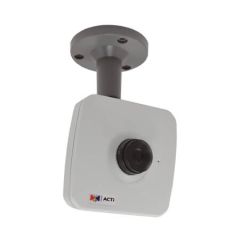 ACTI E12A 3MP Indoor Cube Camera with Basic WDR and a Fixed 2.8mm Lens PoE IP cube camera