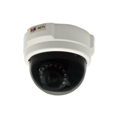 ACTi, E52, ACTi E52 1MP Indoor Dome Camera with D/N, IR, Basic WDR and a Fixed 3.6mm Lens PoE IP dome camera