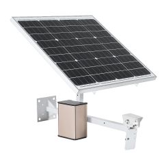 60W Solar Power Panel with 40AH lithium-ion battery for 4G IP cameras by mobilecctv