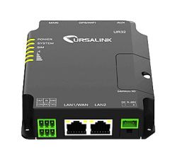 Milesight UR32 4G Dual-SIM industrial router with RS485