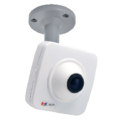 ACTi E16 10MP Fisheye Cube with Basic WDR, Fixed lens IP fisheye cube camera by 3gmobilecctv