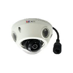 ACTi, E924, ACTi E924 5MP Outdoor Mini Dome with D/N Adaptive IR Basic WDR Fixed lens PoE IP mini dome camera